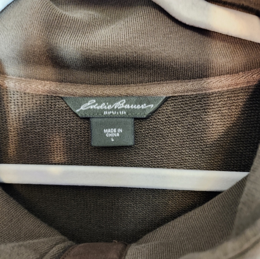 Eddie Bauer Tan and Brown Utility Jacket - Picture 2 of 5